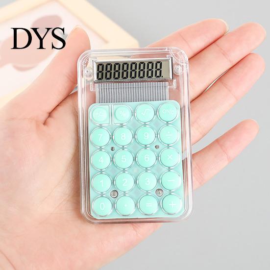 Small Size Calculator Mini Portable 8 Digit Large LCD Display Big Compact Buttons Easy To Press Battery Powered Travel-friendly Plastic