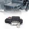 110 RC Crawler Car Winch Telecomandă Receptor pentru SCX10 D90 D110 TF2 pentru TRX4Negru