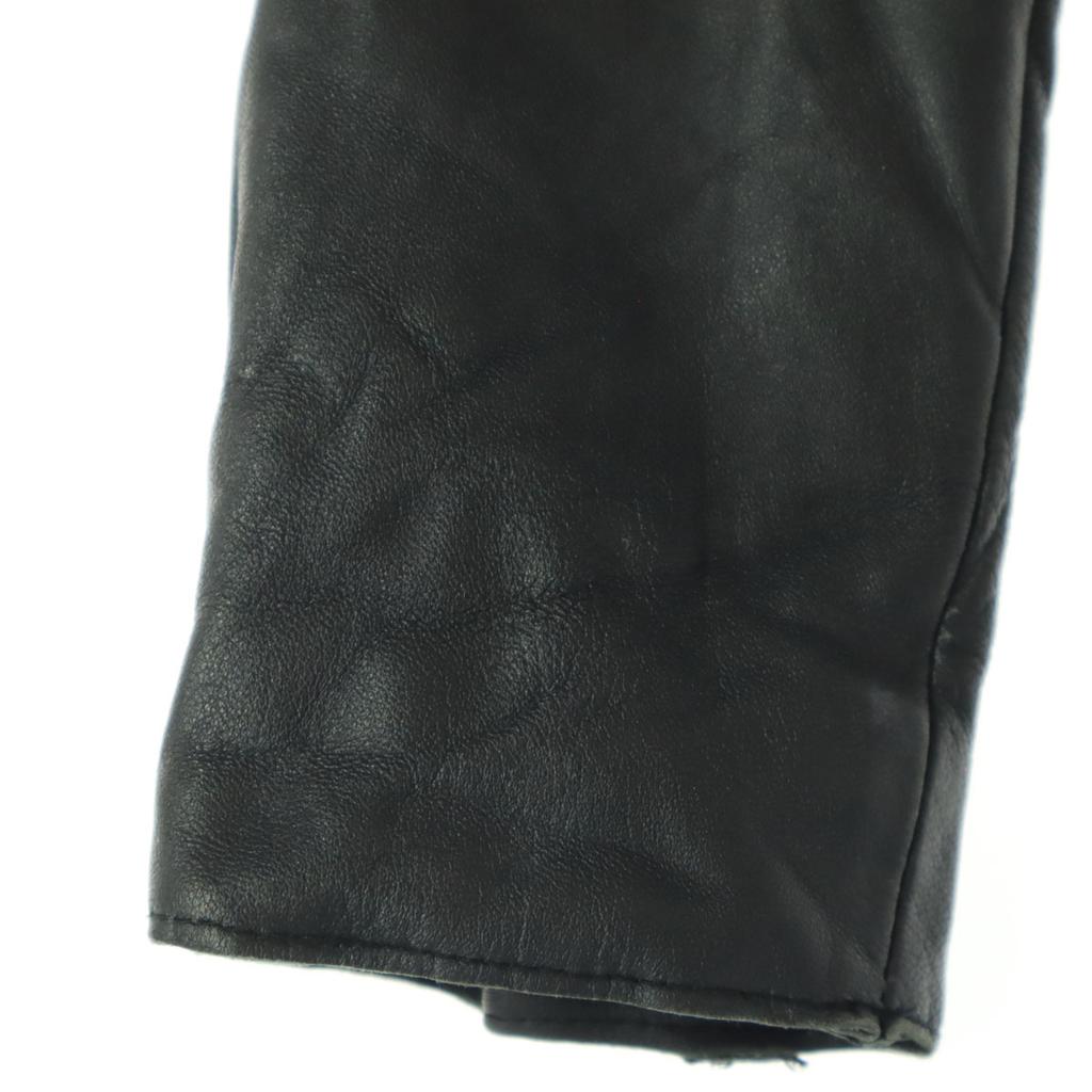 mystic Long sleeve leather Single riders jacket F black Sheep leather Women Used