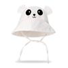 Spring Summer New Children's Gauze Bucket Hat Baby Embossed Bear Fisherman Sun Hat Protective Accessory for Babies