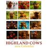 2026 Wall Calendar Highland Cow Calendar 2026 Wall Decorations Jan-Dec Thick Paper Monthly Planner Highland Cattle Wall Calendar