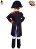 Costume da Napoleone per Bambini Giacca Lunga per Halloween e Spettacoli