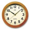 Santell Japanese-made Natural Wood Standard Wall Clock (Arabic Script) Brown QL726A-BR
