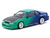 Tarmac Works 1/64 Scale VERTEX Nissan Silvia S15 Falken Tarmac Works VERTEX Silvia MiJo Exclusive Diecast Car [Parallel Import]