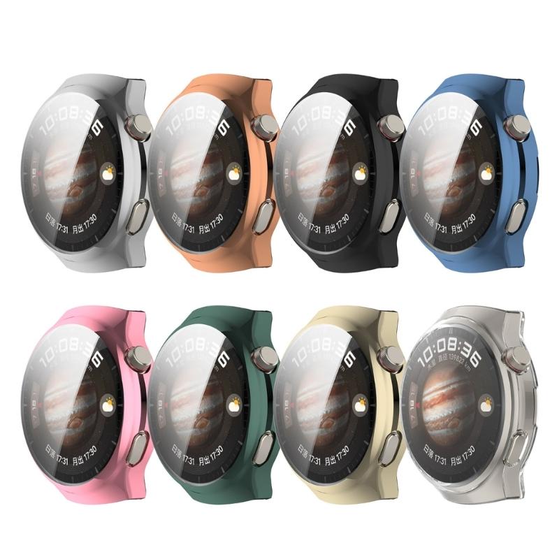 TPU Cover Shockproof Housing Smartwatch Case for Watch 4 Full Coverage Bumper Case Scratchproof Watch Shell