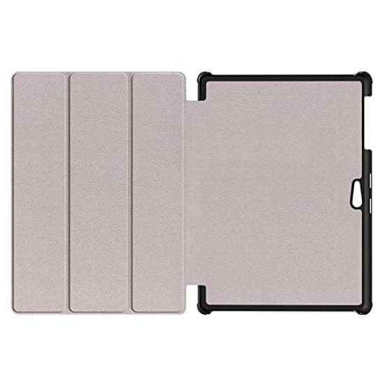 Stylish PU Leather Folio Case for Microsoft Surface Go 3 Protective Tablet Dark Blue (10.5-inch), Shock-Absorbent, Cover,