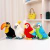 Realistic Parrot Plush Toy Stuffed Bird Sleeping Doll Cushion Comfort Kids Birthday Gift for Girls