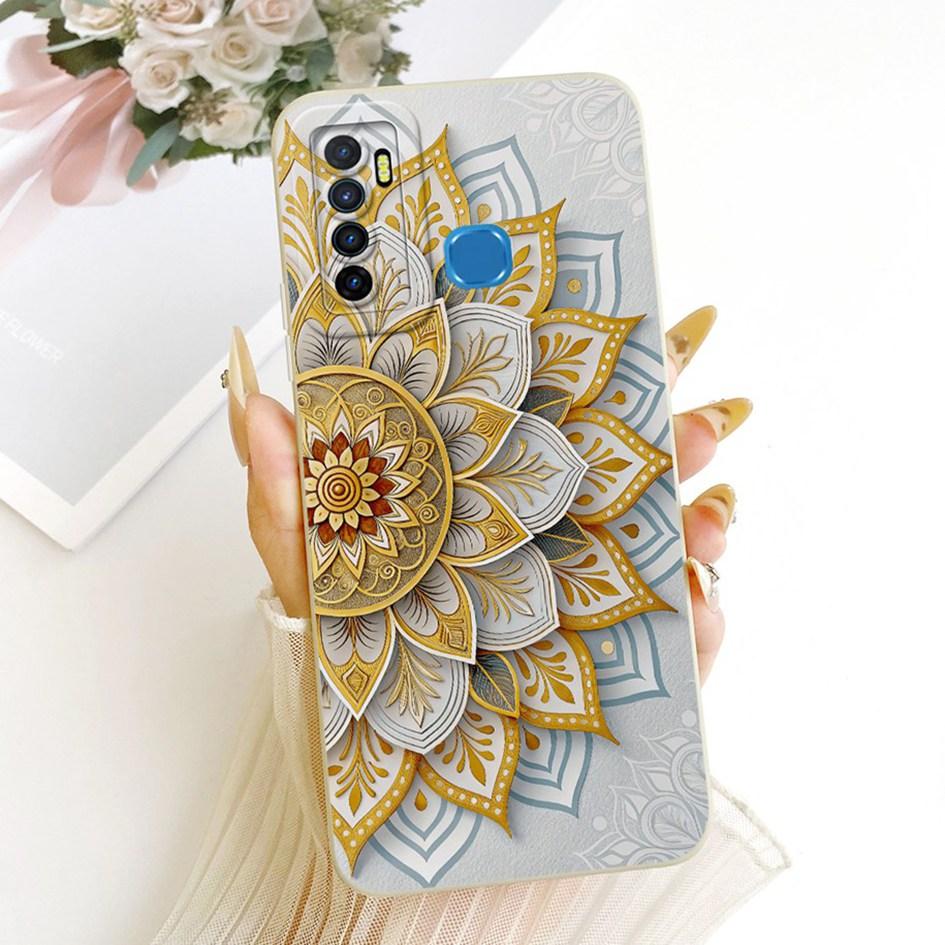 For Infinix Note 7 Lite Case X656 Popular Floral TPU Cover Soft Silicone Phone Cases For Infinix Hot 9 Pro Funda Hot9 Play Shell