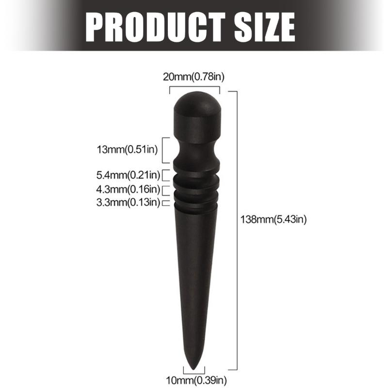 Leather Edging Burnisher Leather Craft Polishing Grinding Tool Wood Leather Edging Slicker Leather Edging Burnisher Tool