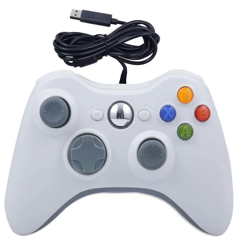 USB Wired Controller For Xbox 360 Controller USB Wired Controller PC Handheld Joystick Game Gamepad For Windows PC Games белый