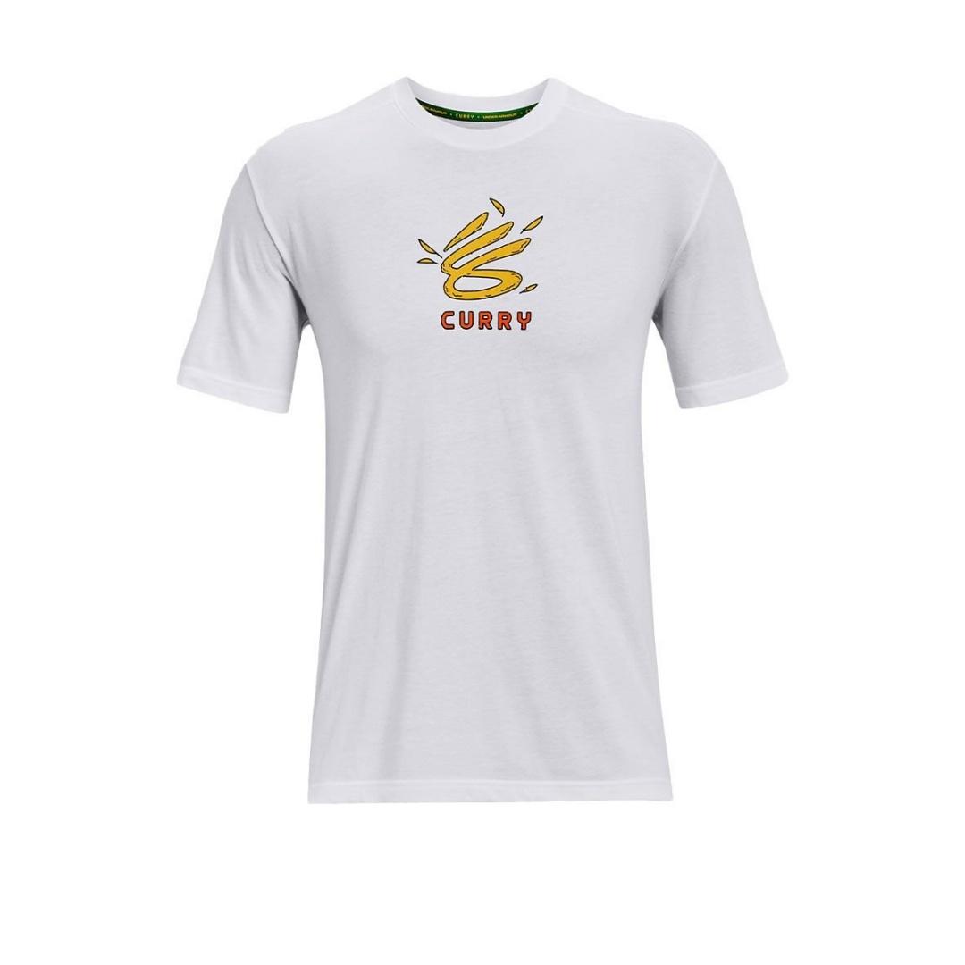 Under Armour Curry X Sesame Street T Shirt White Kids 1369651-100 YXS