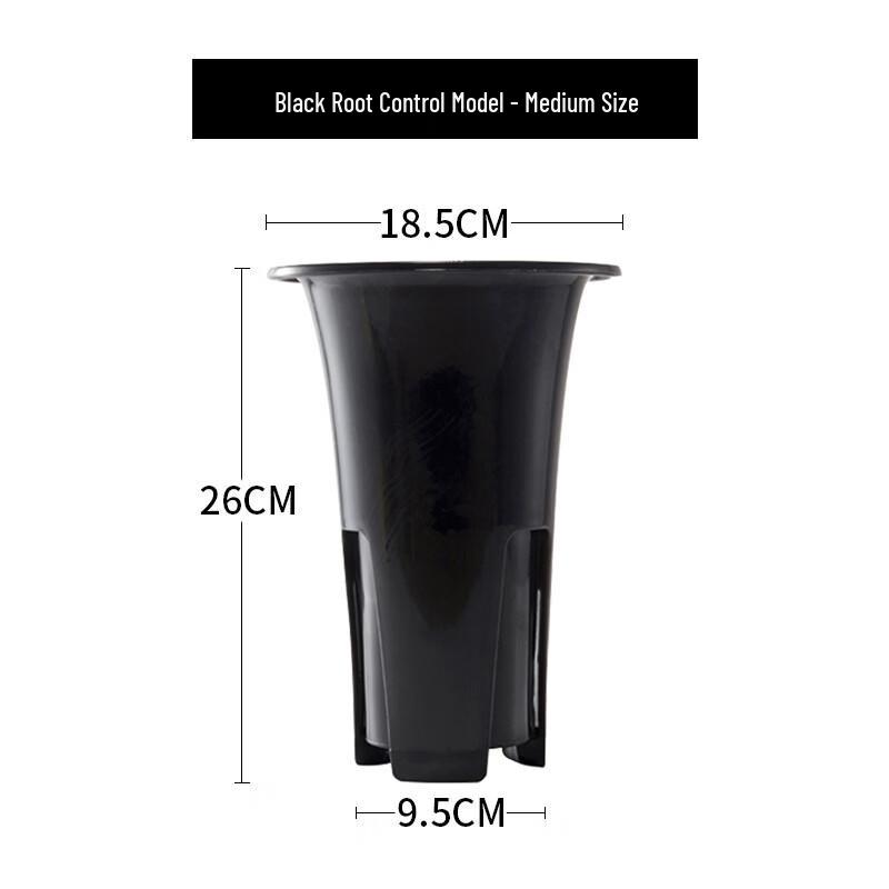 Yingtang Black High-Waist Breathable Orchid Pot 3-Pack