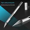 Aluminum Utility Pen Knife: Precision Carving, DIY Paper Cutter, Craft & Journal Blade Tool