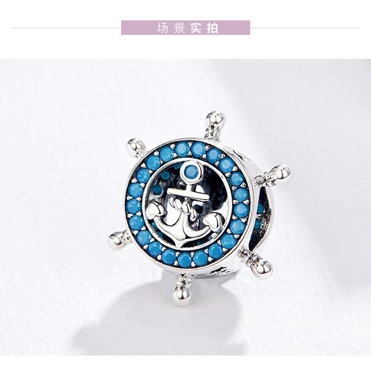 Ocean Charm S925 Sterling Silver Beads Fashion Diy Jewelry Silver Accessories