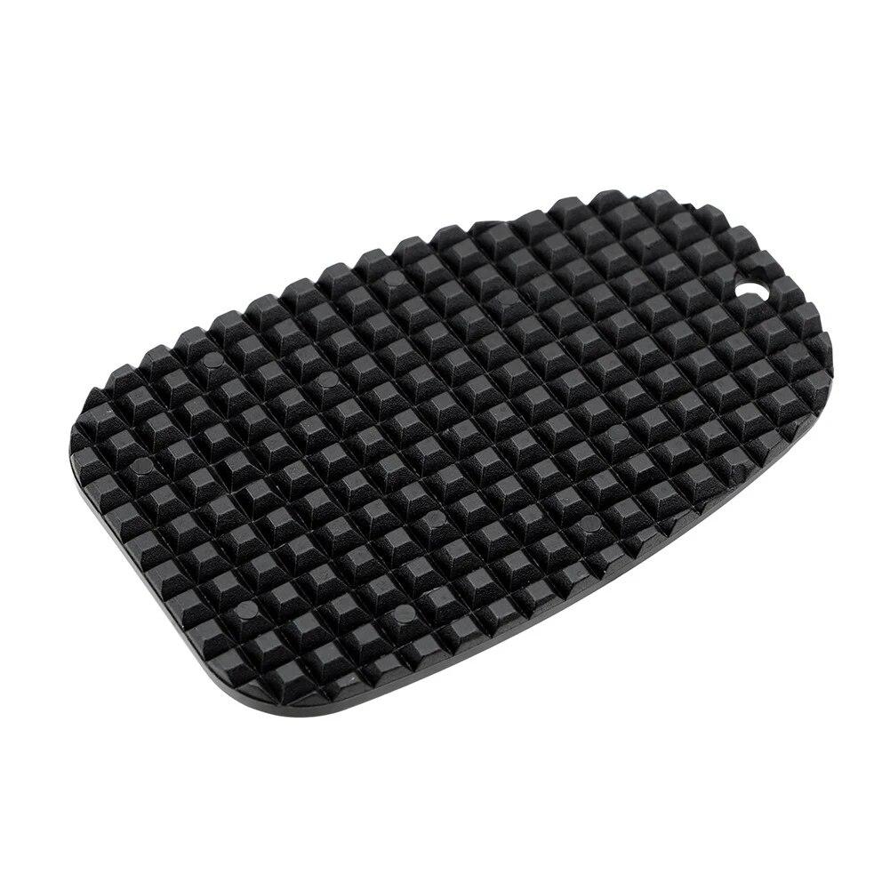 1pc Black Universal Motorcycle Plastic Side Stand Moto Bike Kickstand Non-slip Plate Side Extension Support Foot Pad Base