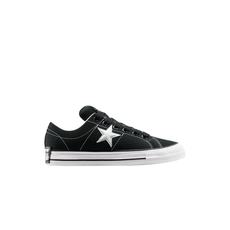 Converse One Star Low Puff - Black White Unisex Sneakers A14955C