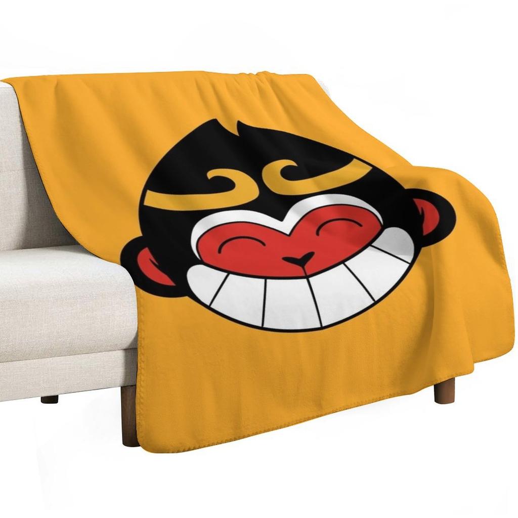 Monkie Kid Throw Blanket Lightweight Warm Blanket for Indoor Outdoor Use