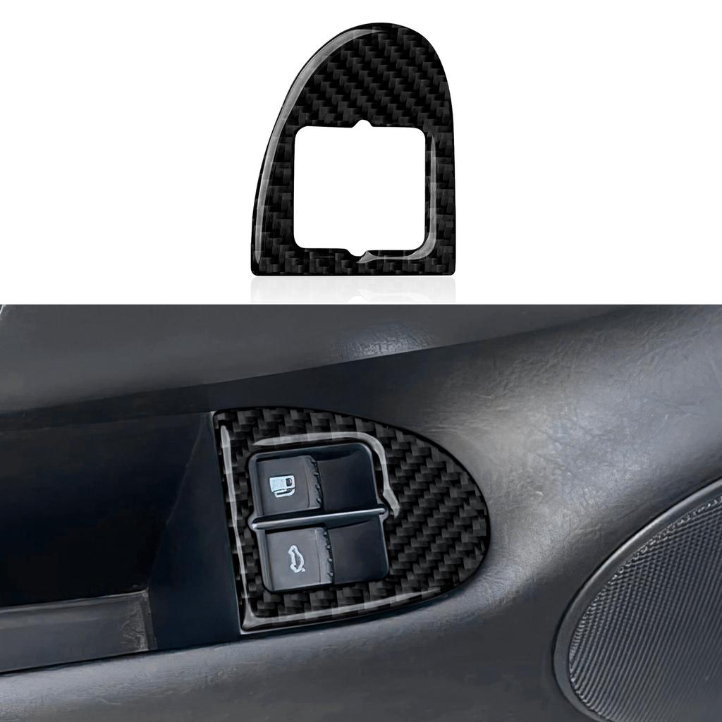 Für VW Jetta A4 Bora Golf IV MK4 R32 GTI Variant (1997-2005) Auto-Lenkradpanel, Innenraumaufkleber aus Kohlefaser.