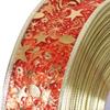 Christmas Ribbon Decorative 100yds Length 5cm Wide Wired Edge Ribbons Festival Gift Wrapping