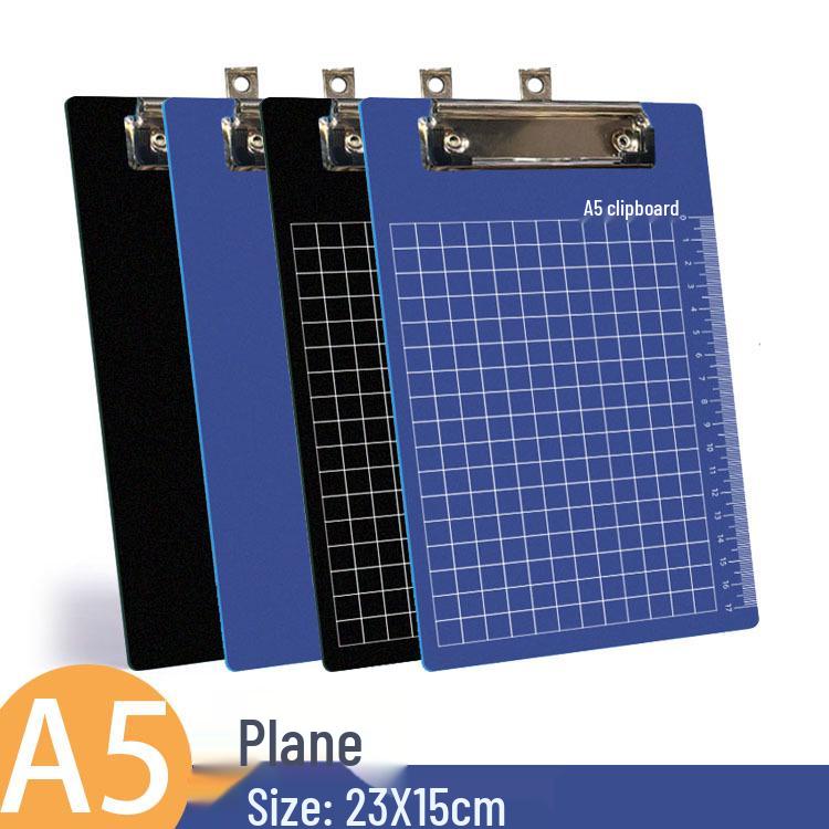 

Пластиковый планшет формата А4 и блокнот для письма Black/Grid