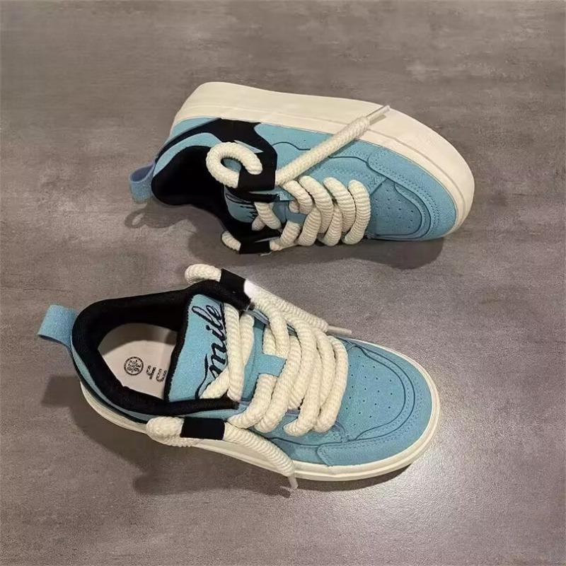 

Casual board shoes women s shoes niche versatile white shoes spring and autumn new sports shoes tide 35 синий