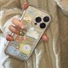 Wiosenne opalanie zwierząt przezroczyste etui na telefon dla Apple 17, 16, 15, 13 Pro Max, 12 i 11