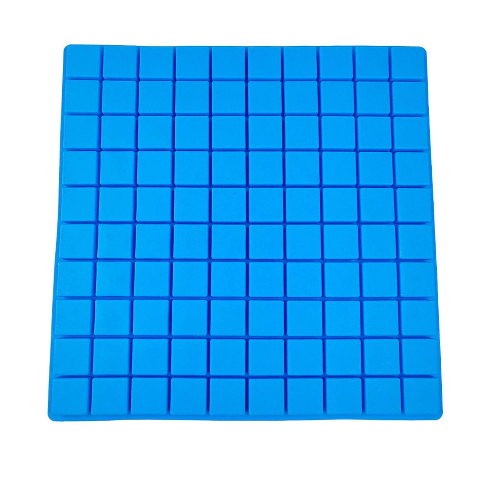 

100 Grids Small Square Ice Tray Easily Release Ice Making Tool Molds Food Grade Silicone Ice Maker Mold Easy to Clean