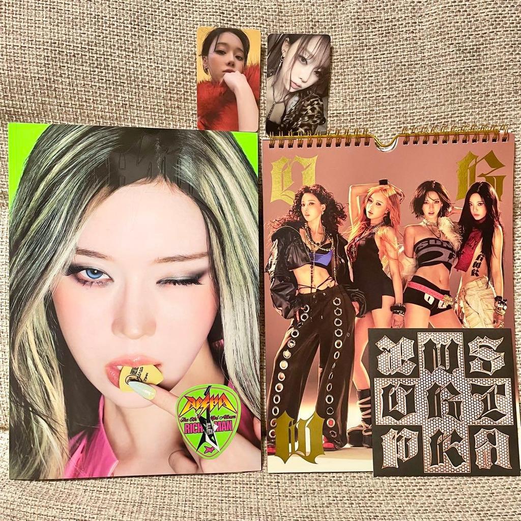 [USED] AESPA Dirty Work Rich Man Album Trading Card Winter