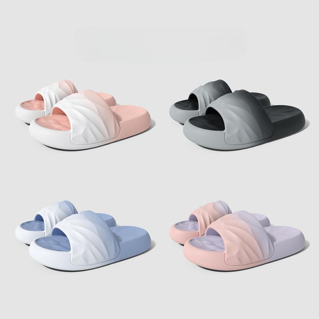 Step On Poop Sensation Gradient Slippers for Men In Summer, Slip Resistant for Outdoor Wear, Indoor Shower, Home, Couple, Cool Slippers