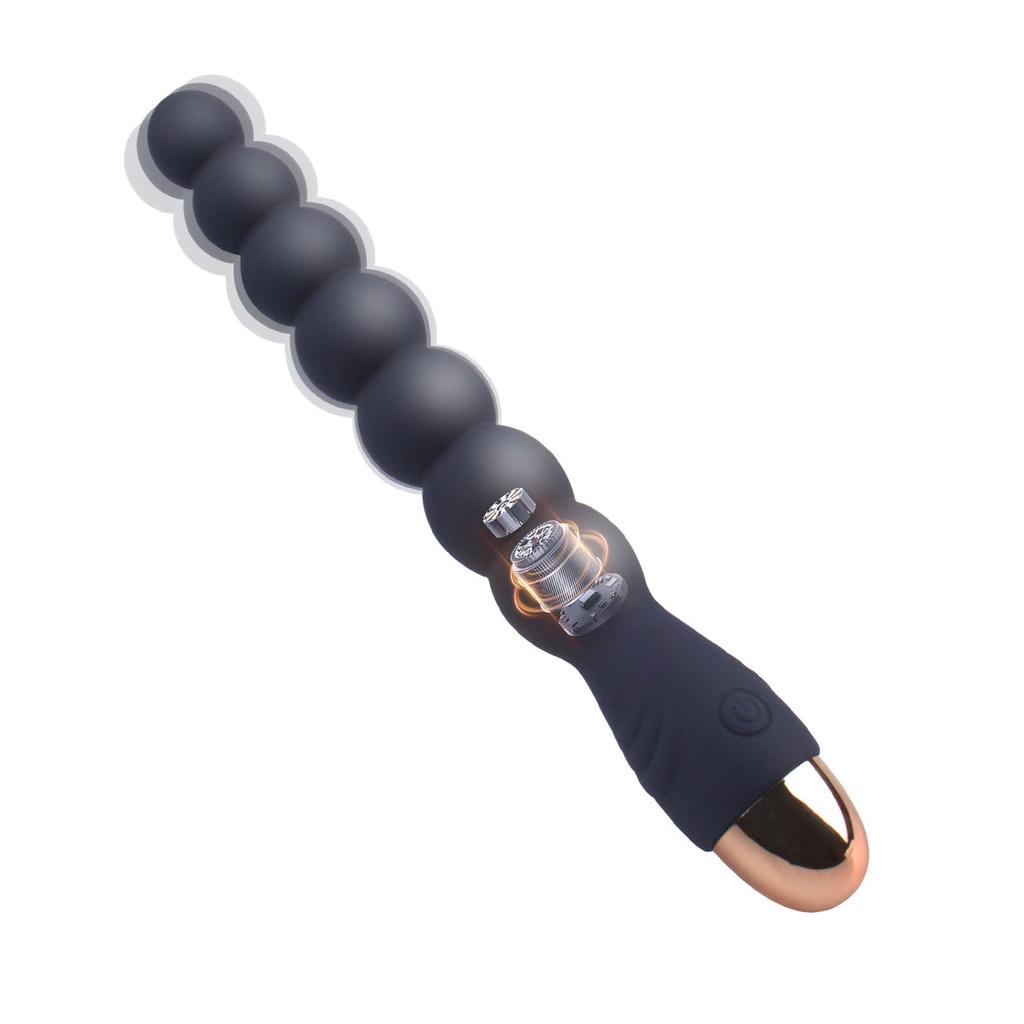 PENGBOSW Vibrating Prostate Expansion and 10 Vibration SM USB Rechargeable Plug, 7-Piece Set, Development, Modes, Beginner's Toy, Unisex, Safe,