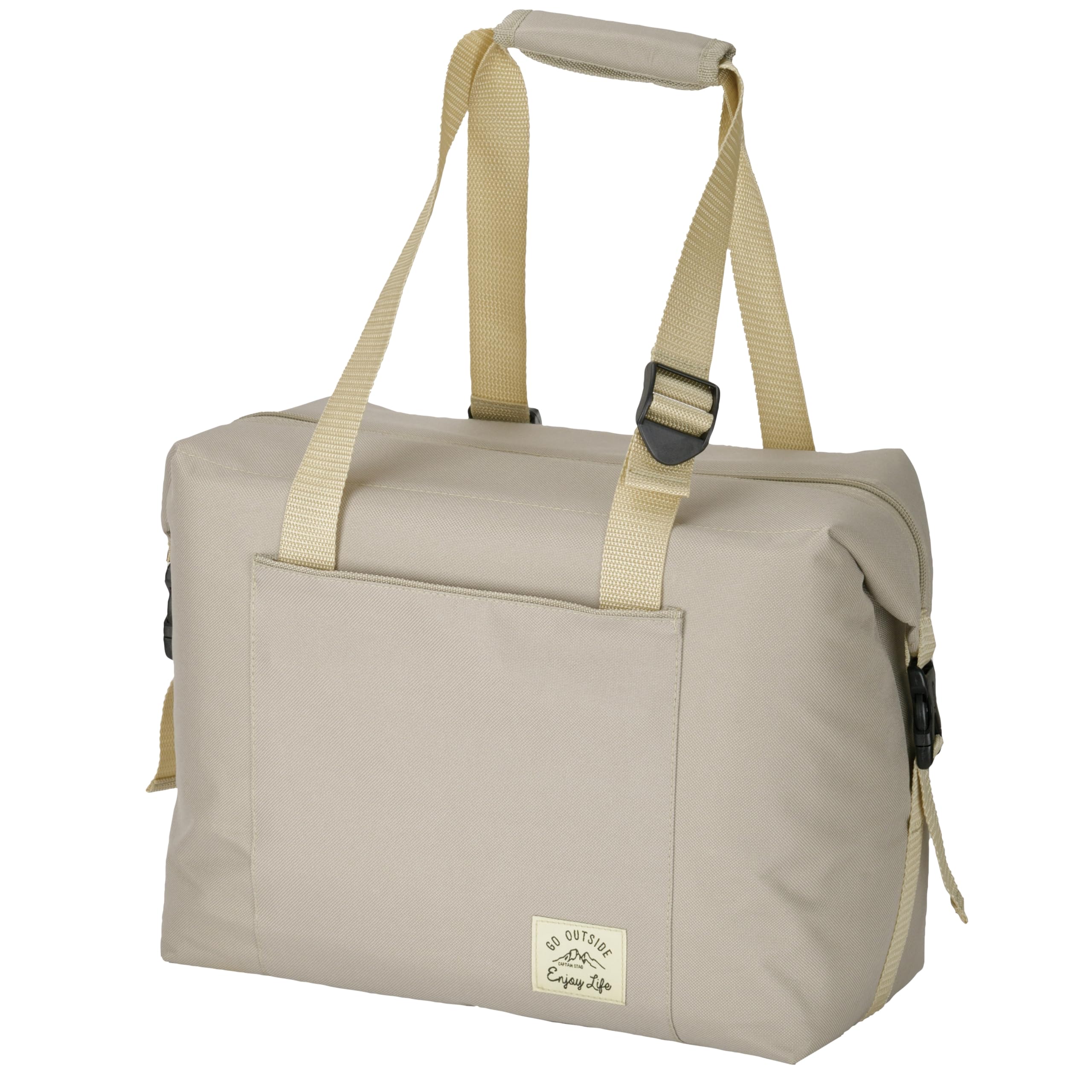 

CAPTAIN STAG Cold Bag Cooler Bag Shopping Cooler Bag Capacity 13L Bag Type Tote Type 2WAY Khaki Monte UE-665