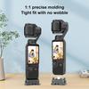 For DJI Osmo Pocket 4 / 3 PULUZ Plastic Quick-Release Charging Adapter Base (Black)