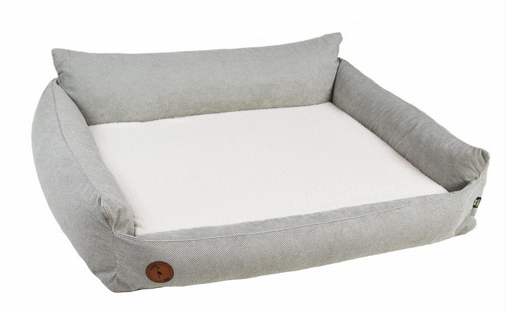 Rocky Orthopedic Bed Beige + Cream - 97cm X 86cm