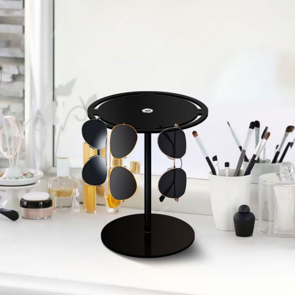 Acrylic Glasses Display Stand 360 Degree Rotation Jewelry Display Rack