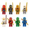 Ninja Motorrad Bausteine Set Lloyd Nya Kompatibel Lego Figuren Cooles Rennrad Modell Spielzeug für Kinder Pädagogisches Geschenk 6er Pack