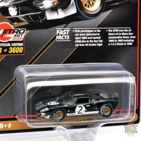 auto world OK TOYS EXCLUSIVE 1966 FORD TOYS Exclusive 1966 Ford 164SCALE - GT40#2 (BLACK)OK - GT40#2 (Black)