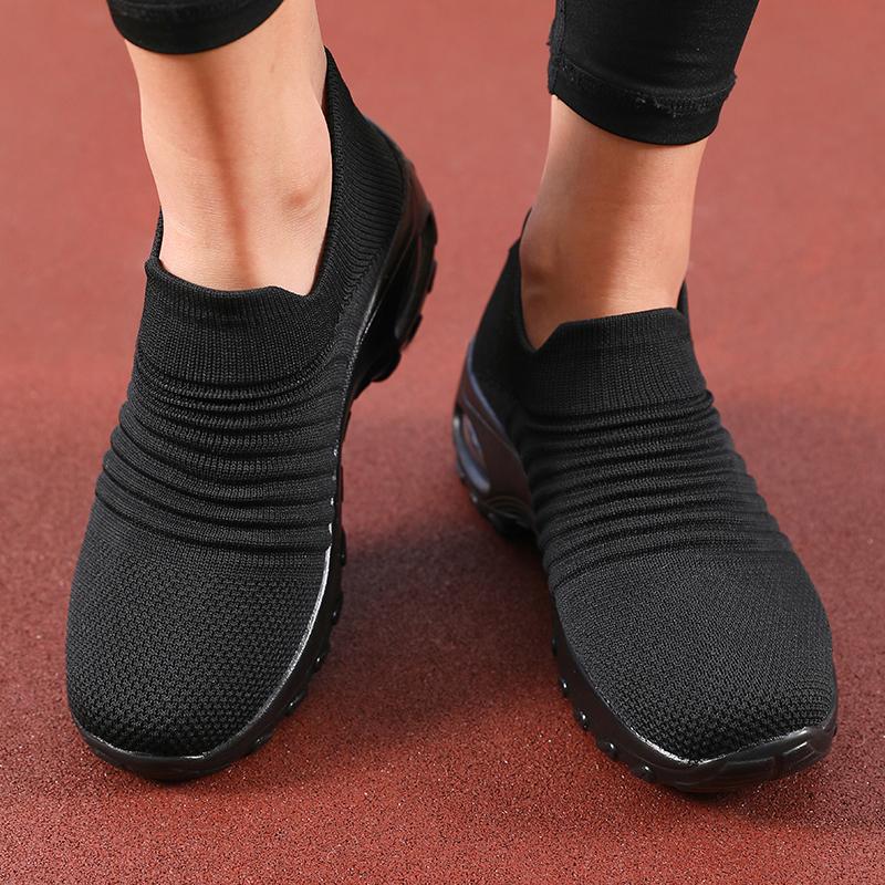 Ummer Nové dámské tenisky Ležérní Síťované Prodyšné Pletené Protiskluzové Boty na platformě Venkovní Chůze Tenis Dámské Boty na platformě