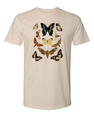 Camiseta Cottage Cult Clothing 100% Algodón Oculto Gótico Bruja Mariposas