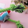 Rocket Shape Pet Dog Sound Plush Toy Plush Dog Chew Toys Cute Dog Interactive Toy  Puppy