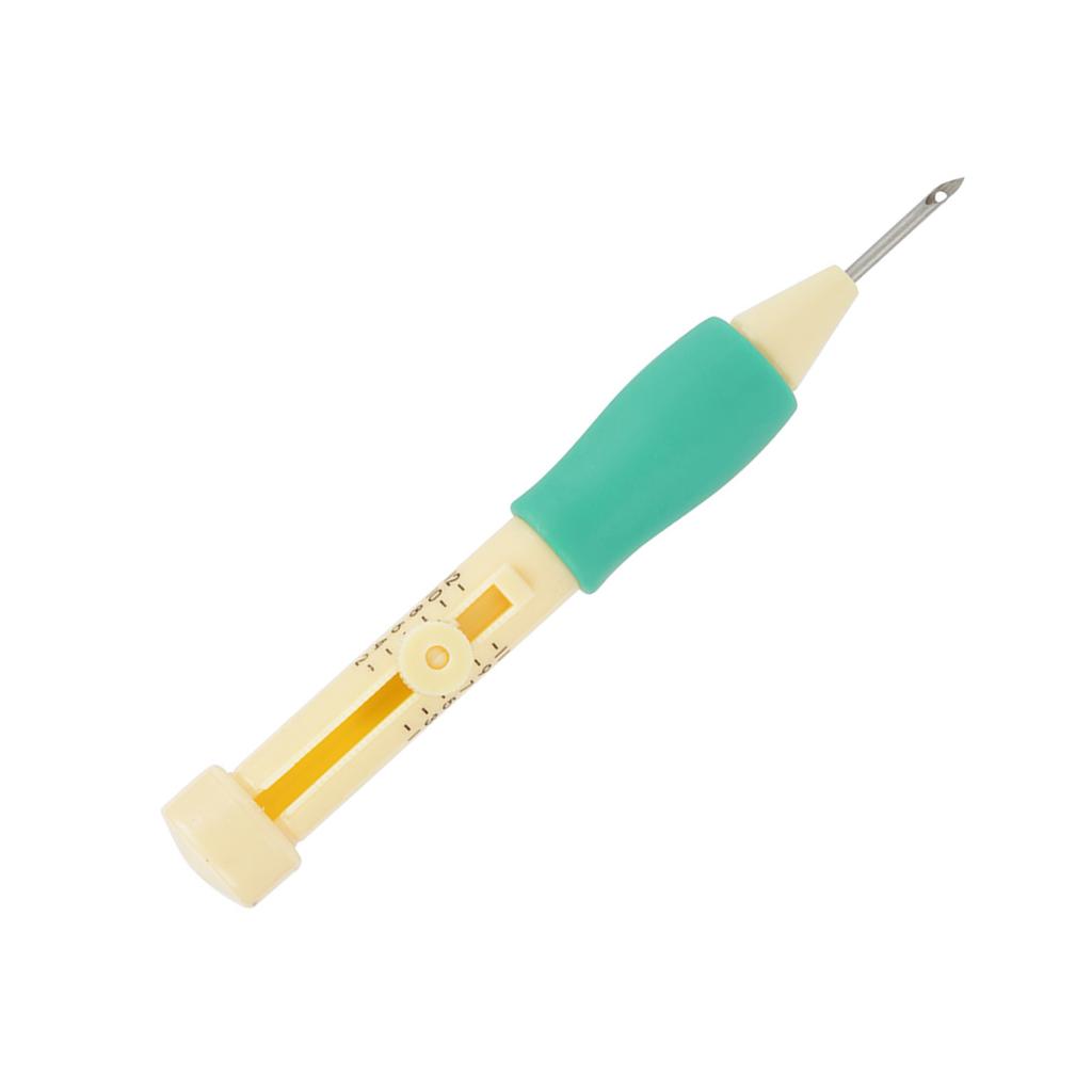 Kit de Herramientas para Bordado Punch Needle con 3 Tamaños de Aguja Bolígrafo Punch Needle para Manualidades DIY Bolígrafo de Bordado Punch Needle Set