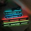 4 PCS Dynamic Door Sill Strips with LED Lights for INSPIRE