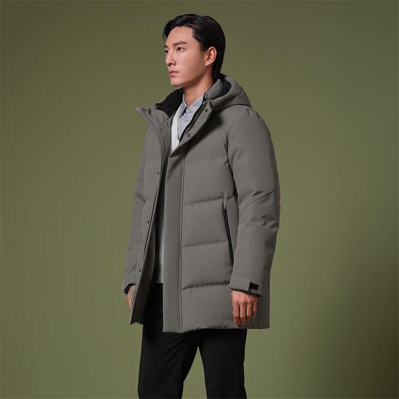 Tambor Men's Mid-length Hooded Goose Down Jacket TA232577