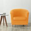 Velvet Club Bath Tub Armchairs Covers Solid Color Single Sofa Slipcover Stretch Couch Cover for Bar Counter with Seat Covers