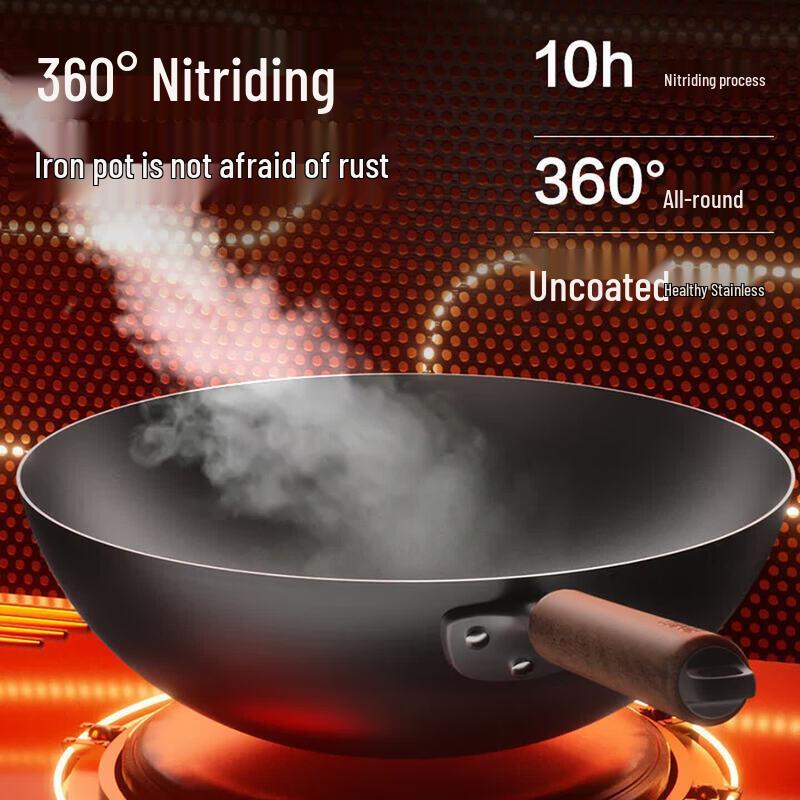 SUPOR Titanium Iron Non-stick Wok
