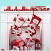 Chic Christmas Stockings For Cozy Holiday Decor Featuring Stylish Santa Gift Designs