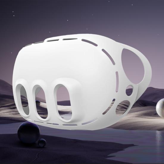 VR-hodesett Silikonbeskyttelsesdeksel Oculus Quest3 Ripesikker Støvtett Vanntett VR-brillebeskytterveske Tilbehør