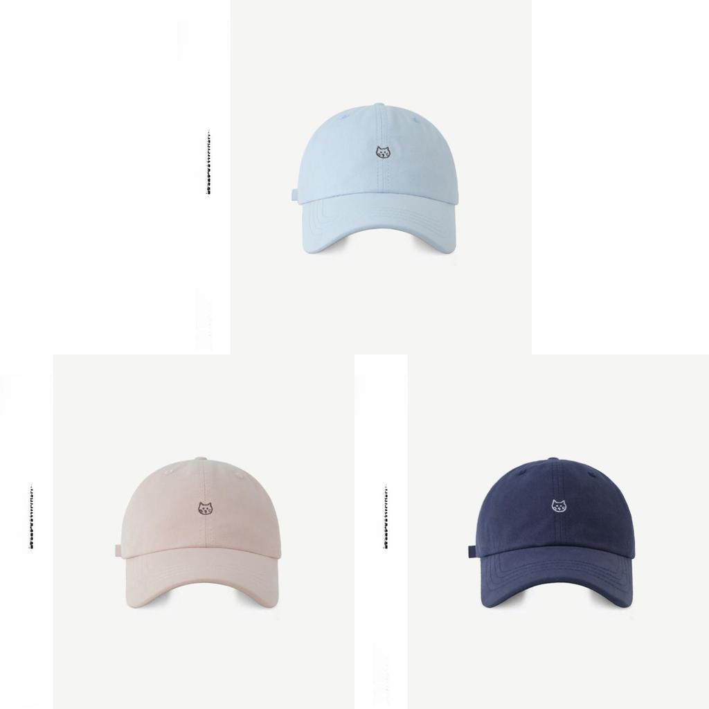 Cat Embroidered Baseball Cap With Sun Protection And Breathability For Spring Summer Casual Wear