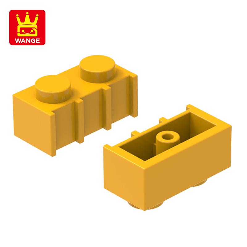 Non-Toxic 200Pcs/Lot 2877W Modified Vertical Grain 1X2 With Grille Fluted Block Moc Accessories Compatible With Brick Parts Toys