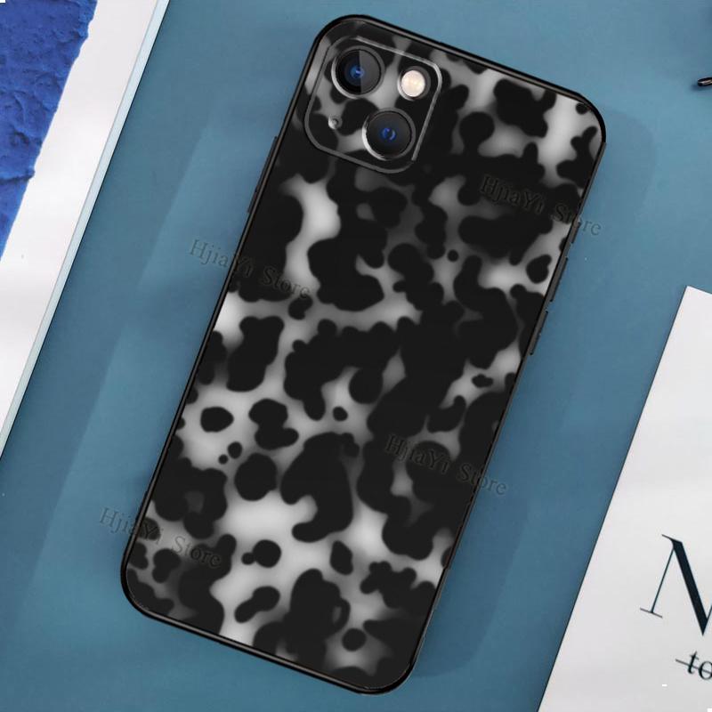 Tortoiseshell Tortoise Shell-fodral på för iPhone 11 12 13 Pro Max Mini X XR XS Max 6 7 8 Plus SE 2020 telefonbaksida