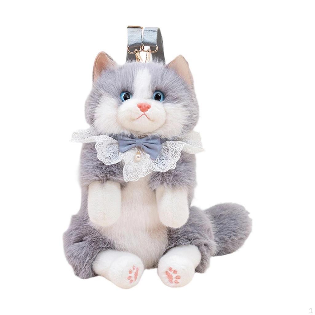 Cat Shaped Backpack Cute for Women Stylish with Adjustable Straps Casual Daypack